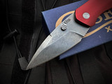 Case Westline Assisted Folder Red Aluminum Body w/ S35VN Stonewashed Plain Edge Blade (3.19") 36551