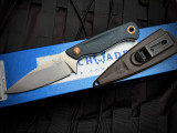 Benchmade Dacian Fixed Blade Blue Denim Micarta handle w/ CPM-Magnacut Stonewashed Plain Edge Blade (3.5") 203