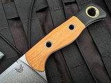 Benchmade Station Knife Fixed Blade Maple valley Richlite Scales w/ CPM-154 Stainless Plain Edge Blade (5.97") 4010-02