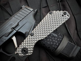 Strider SnG Folder Gunner Titanium Body w/ Magnacut Black Plain Edge Blade