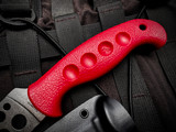 Spyderco Temperance Trainer Red FRN handle w/ Blunt Stonewashed Blade (4.5") FB05TRD