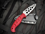 Spyderco Temperance Trainer Red FRN handle w/ Blunt Stonewashed Blade (4.5") FB05TRD