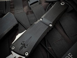 Marfione Custom Combat Troodon LT D/E Black Hefted Alloy Body w/ M390MK Mirror Polished Blade (3.8")