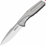 Boker Magnum 01SC083 The Milled One Framelock Knife Stainless Handles