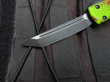 CONSIGNMENT Microtech Ultratech T/E Zombietech Edition Aluminum Body w/ Black Plain Edge Blade (3.2") 123-1Z