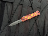 CONSIGNMENT Microtech Hera II Mini D/E Jack-O'-Lantern Halloween Edition w/ M390MK Plain Edge Blade (2.875") 1702M-1HWJLS