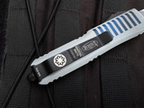 CONSIGNMENT Microtech UTX-85 Clone Trooper Edition Aluminum Body w/ White Plain Edge Blade (3.1") 231-1CO