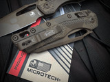 Microtech MSI S/E Chocolate Camo Polymer Body w/ M390MK Chocolate Camo Plain Edge Blade (3.75") 210T-1PMCHC-X11Z12