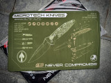 Microtech Felt Mat Socom Elite Breakdown Image OD Green MAT-SEA