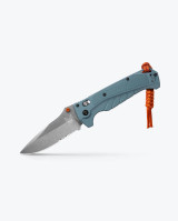 Benchmade Adira AXIS-LOCK Folder Depth Blue Grivory Body w/ Magnacut Stonewashed Partially Serrated Drop Point Blade (3.88") 18060S
