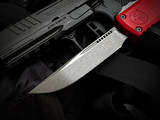 Microtech Ultratech S/E Gen III ZBP Red Aluminum Body w/ M390MK Apocalyptic Plain Edge Blade (3.55") 1121-10APRD