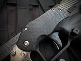 Sniper Bladeworks AP Tanto Folder Black Micarta and Titanium Body w/ S35VN Satin Plain Edge Blade (2.3") APTANTOBLKSAT