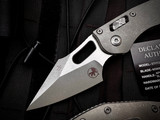 Microtech Stitch RAM-LOK Folder Marfione Select Apocalyptic Titanium Body w/ M390MK Apocalyptic Plain Edge Blade (3.7") 169RL-10APMS1