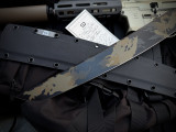 Blackside Customs Tokyo Drifter Wakizashi Fixed Blade Black G10 Scales w/ PSB27 Bush Multicam Plain Edge Blade (15")