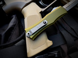 Microtech Hera II Mini Bayonet OD Green Aluminum Body w/ Apocalyptic Plain Edge Blade (2.875") 1701M-10APOD