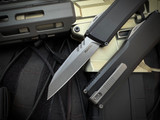 Axial Gear Shift V3 OTF Black Aluminum Body w/ Magnacut Stonewashed Wharncliffe Plain Edge Blade (3.4")