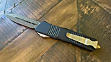 Microtech Combat Troodon Signature Series D/E Damascus with Bronzed hardware 142-16-Knives-microtech-Mimeocase Tactical/ Nashville Tactical Lounge