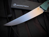 Microtech 6.125" Boning Knife Caribbean G10 Handles w/ M390MK Stonewashed Plain Edge Blade (6.125") 3100-10CA
