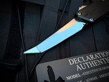 Marfione Custom Executive Scarab II Gen III T/E Hefted Black Alloy Body w/ M390MK Mirror Polished Chisel Grind Tanto Plain Edge Blade (3.9") 1279-HPCGBLK-MCK