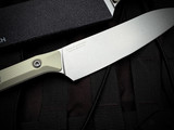 Microtech 6" Utility Knife Ivory G10 Handles w/ M390MK Stonewashed Blade (6") 3400-10IV