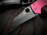 Spyderco Yojumbo Pink G10 Body w/ S30V Black Plain Edge Blade (3.98") C253GPNBKP