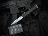 Marfione Select Halo IV Black Aluminum Body w/ M390MK Stonewashed Clip Point Plain Edge Blade 1150-10MS1