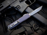 Microtech Ultratech D/E Gen IV Graphite Aluminum Body w/ M390MK Apocalyptic Plain Edge Blade (3.5") 11214-10APGP