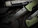 Victorinox Evoke BSH Alox Lock Back Folder OD Green Body w/ Black Plain Edge Blade (3.87") 0.9425.DS24