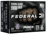 Federal Personal Defense 9MM Luger 124gr PUNCH™ Jacketed Hollow Point