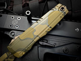 Microtech Luminary ZBP D/E Backwoods Olive Camo Aluminum Body w/ M390MK Backwoods Olive Camo Plain Edge Blade (3.6") 1270-1WOOCS