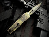 Microtech Luminary ZBP D/E Topographic Badlands/Bazooka Camo Aluminum Body w/ M390MK Topographic Badlands/Bazooka Camo Plain Edge Blade (3.6") 1270-1TPUCS