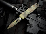 Microtech Luminary ZBP D/E Topographic Badlands/Bazooka Camo Aluminum Body w/ M390MK Topographic Badlands/Bazooka Camo Plain Edge Blade (3.6") 1270-1TPUCS