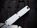 Microtech Ultratech S/E Gen IV Storm Trooper Edition White Aluminum Body w/ M390MK White Plain Edge Blade (3.5") 11214-1STD