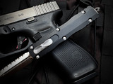 Microtech Dirac D/E Black Aluminum Body w/ M390 Satin Full Serrated Blade (2.92") 225-6
