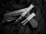 Microtech Hera II Mini S/E Natural Clear Aluminum Body w/ M390MK Black Plain Edge Blade (2.9") 1703M-1NC