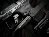 Microtech UTX-70 Gen IV D/E Tactical Black Aluminum Body w/ M390MK Tactical Black Plain Edge Blade (2.5") 11474-1T