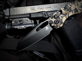 Microtech MSI RAM-LOK S/E Claw Camo Polymer Body w/ M390MK Black Plain Edge Blade (3.75") 210T-1PMCWC-Z4