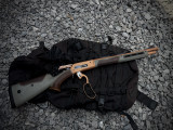 Pedersoli Boarbuster Apocalypse Tactical Lever Action Rifle 45-70 Government 17" Bronze Cerakote Threaded Barrel Cerakote Frame Gray Field Stock