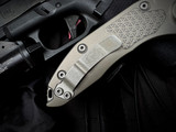 CONSIGNMENT Microtech Stitch Auto S/E Natural Clear Anodized Aluminum Body w/ M390 Apocalyptic Plain Edge Blade (3.75") 169-10APNC S/N 14194