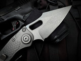 CONSIGNMENT Microtech Stitch Auto S/E Natural Clear Anodized Aluminum Body w/ M390 Apocalyptic Plain Edge Blade (3.75") 169-10APNC S/N 14259