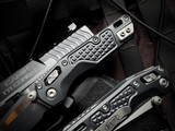 Microtech MSI Mini S/E RAM-LOK Folder Sniper Grey Cerakote Frag Pattern Aluminum Body w/ M390MK Plain Edge Blade (3.5") 210M-1FRCSG-Z13