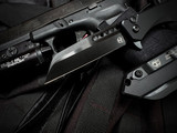Heretic Knives Jinn Folder Black Tactical Aluminum Body w/ Magnacut DLC Plain Edge Blade (3") H213-6A-T