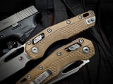 Microtech MSI S/E RAM-LOK Folder Dark Earth Polymer Body w/ M390MK Apocalyptic Plain Edge Blade (3.9") 210T-10APPMDE