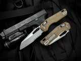 Microtech MSI S/E RAM-LOK Folder Dark Earth Polymer Body w/ M390MK Apocalyptic Partially Serrated Blade (3.9") 210T-11APPMDE