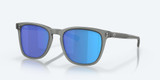 Costa Sullivan Sunglasses Matte Gray Crystal Frame w/ Blue Mirror Polarized Glass SUL 230 OBMGLP