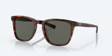 Costa Sullivan Sunglasses Matte Tortoise Frame w/ Gray Polarized Glass Lenses SUL 191 OGGLP