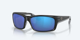 Costa Jose Pro Sunglasses Matte Black Frame w/ Blue Mirror Polarized Glass Lenses 6S9106 910601 62-16
