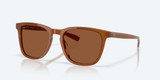 Costa Sullivan Sunglasses Redsands Frame w/ Copper Polarized Glass Lenses 6S2002 200222 53-19