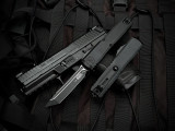 Microtech Ultratech Gen IV T/E Black Tactical Aluminum Body w/ M390MK Tactical Black Plain Edge Blade (3.5") 11234-1T