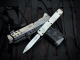 CONSIGNMENT Microtech Ultratech D/E Sandtrooper Edition Aluminum Body w/ Matching Plain Edge Blade (3.4") 122-1SAD